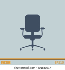 Vector illustration of office chair 
