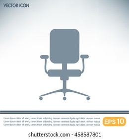 Vector illustration of office chair 