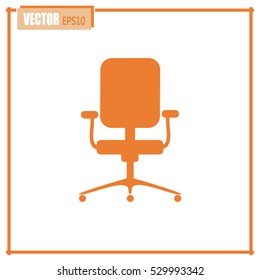 Vector illustration of office chair 