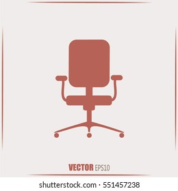 Vector illustration of office chair 