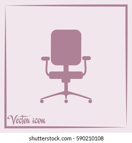 Vector illustration of office chair 