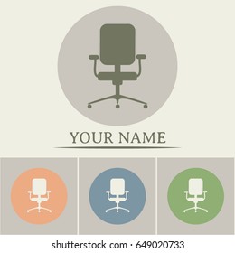 Vector illustration of office chair 