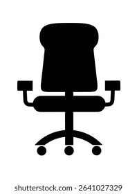 vector illustration of office chair with trendy design