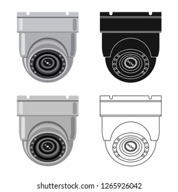 Vector illustration of office and house logo. Collection of office and system vector icon for stock.