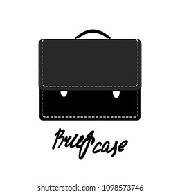 Vector illustration, office theme,  briefcase icon