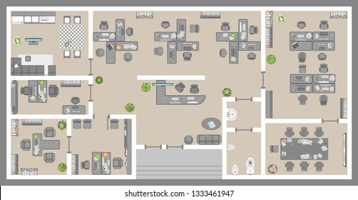 Office Floor Plan High Res Stock Images Shutterstock