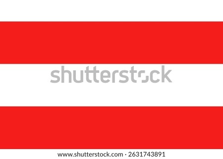 Vector illustration of the official flag of Brno, a major city in the Czech Republic. Perfect for use in educational, cultural, historical, or patriotic design projects