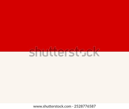 Vector illustration of the official flag of Monaco. This high-quality design features the red and white national colors, perfect for use in patriotic, governmental, and cultural projects