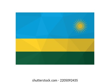 Vector Illustration Official Symbol Rwanda National Stock Vector ...