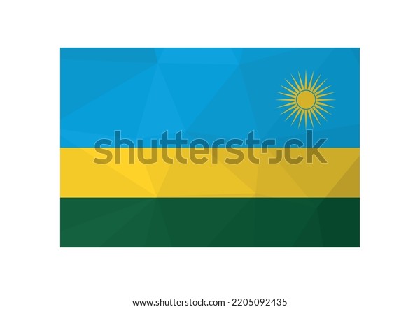 Vector Illustration Official Symbol Rwanda National Stock Vector ...