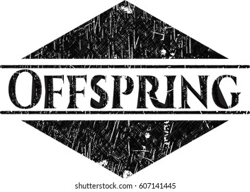 Vector Illustration of Offspring chalk emblem
