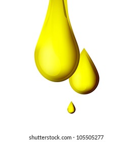 Vector illustration of an oil drop