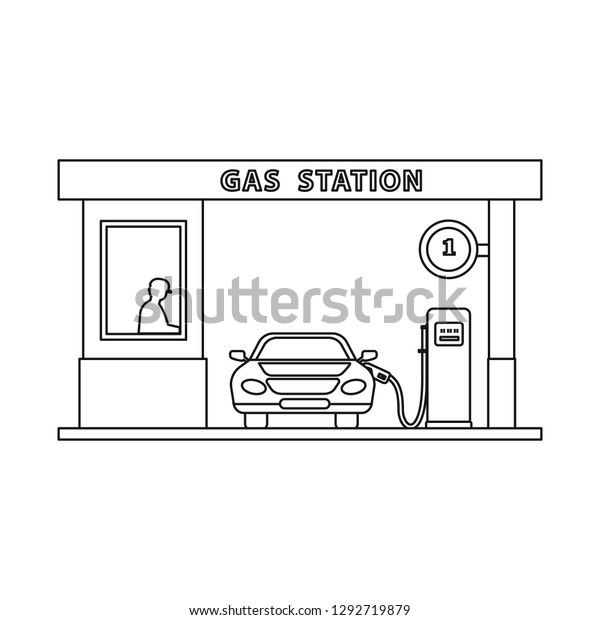 Vector illustration of oil and gas icon. Set\
of oil and petrol vector icon for\
stock.