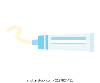 Vector illustration of ointment .　medicine .  