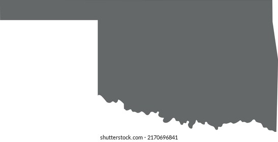 Vector Illustration of Oklahoma map