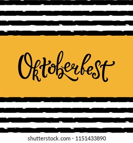 Vector illustration for Oktoberfest