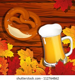 Vector Illustration of an Oktoberfest Background