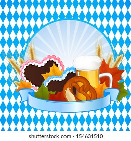 Vector Illustration of an Oktoberfest Background