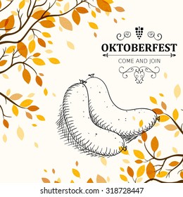 Vector Illustration of an Oktoberfest Background