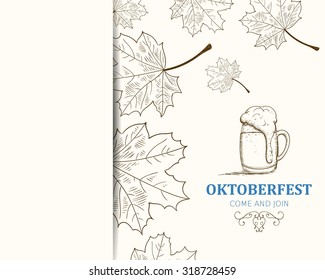 Vector Illustration of an Oktoberfest Background