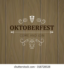 Vector Illustration of an Oktoberfest Background
