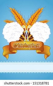 A vector illustration of Oktoberfest banner design