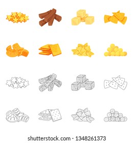Vector illustration of Oktoberfest and bar icon. Collection of Oktoberfest and cooking stock symbol for web.