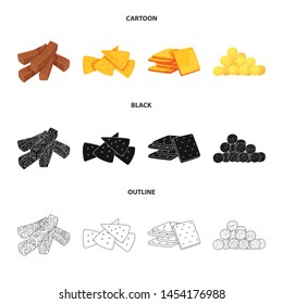 Vector illustration of Oktoberfest and bar icon. Collection of Oktoberfest and cooking stock symbol for web.