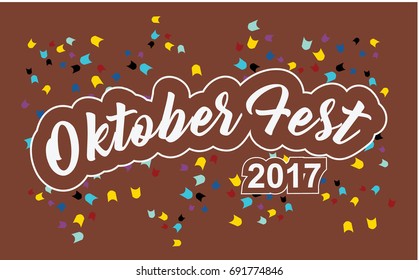 vector illustration of oktoberfest celebration