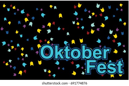 vector illustration of oktoberfest celebration