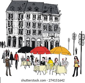 8,132 Architectural drawing restaurant Images, Stock Photos & Vectors ...