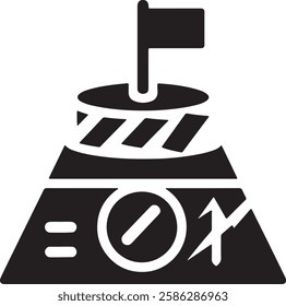 vector illustration of an old fashioned radio