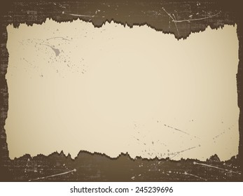 The Vector Illustration Old Paper