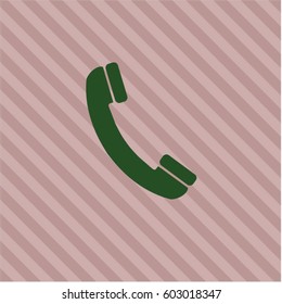 Vector illustration of Old Phone icon vector illustration
