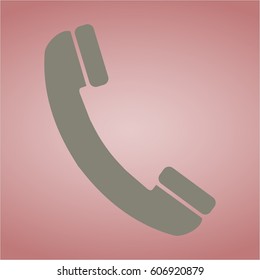 Vector illustration of Old Phone icon 
