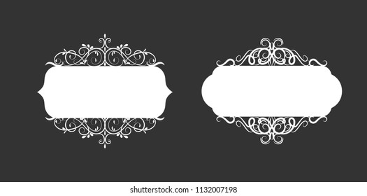 Vector illustration of old style label