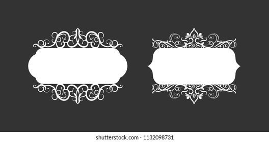 Vector illustration of old style label