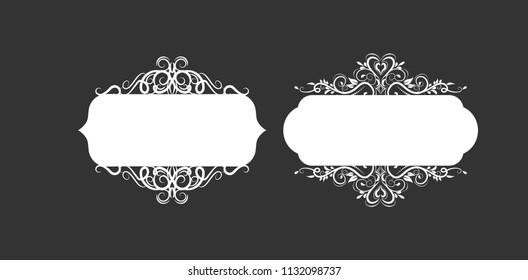 Vector illustration of old style label