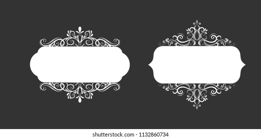 Vector illustration of old style label