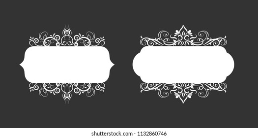 Vector illustration of old style label