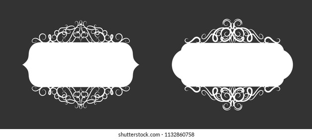 Vector illustration of old style label
