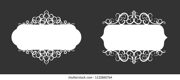 Vector illustration of old style label