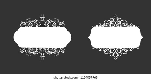 Vector illustration of old style label