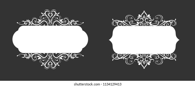 Vector illustration of old style label