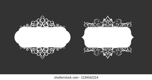 Vector illustration of old style label