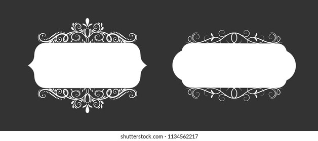 Vector illustration of old style label