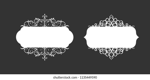 Vector illustration of old style label