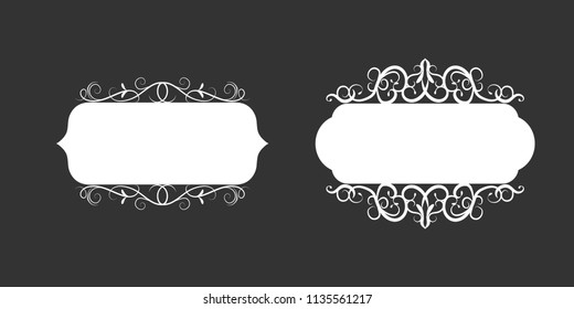 Vector illustration of old style label