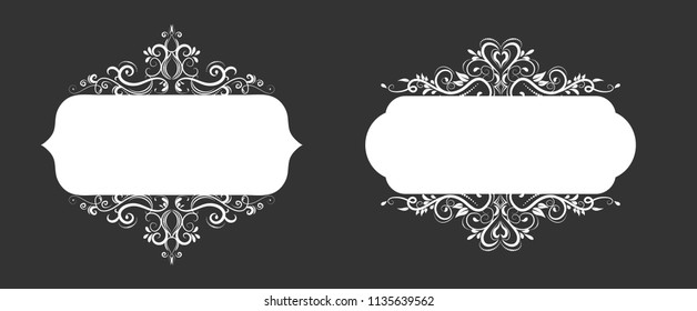 Vector illustration of old style label
