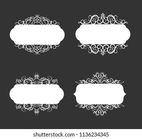 Vector illustration of old style label